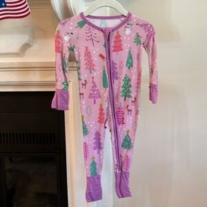 Little Sleepiespink Merry & Bright zippy 0-3